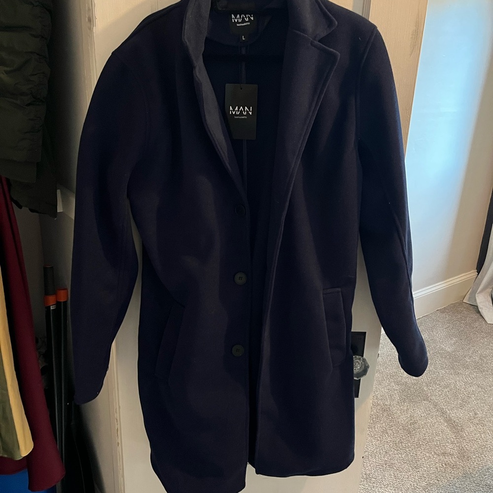 Men’s Pea Coat Navy